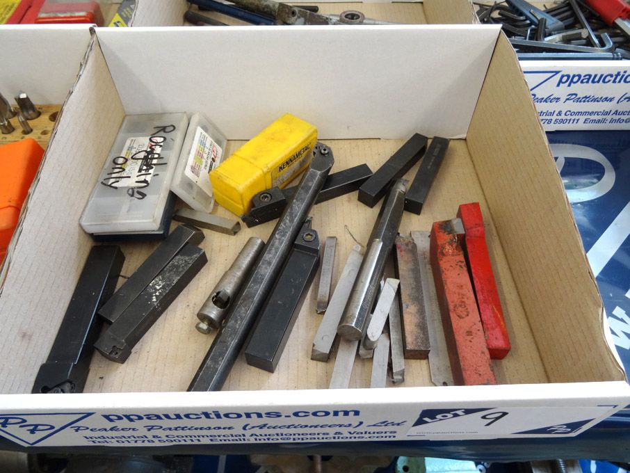 Qty Kennametal etc tip boring / turning tools