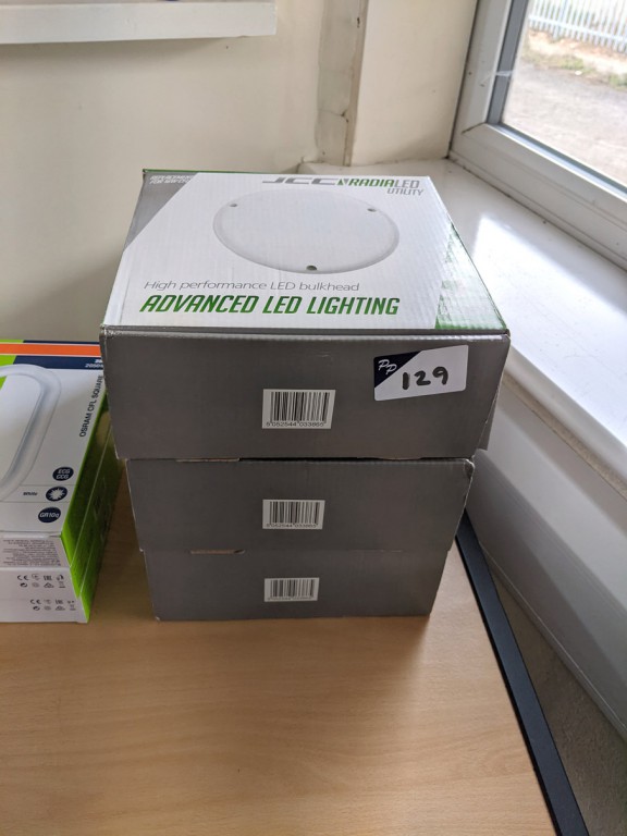 3x JCC high performance LED bulkhead lights