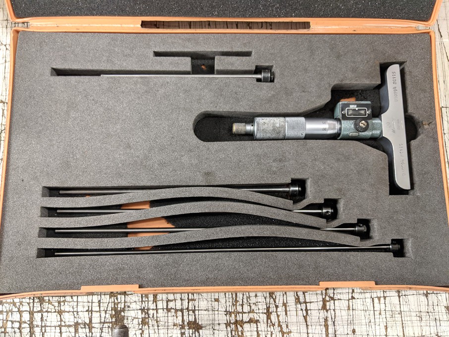 Mitutoyo depth gauge set