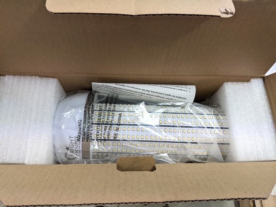 2x Bright Source LED corn lamps, 120W, 6000k