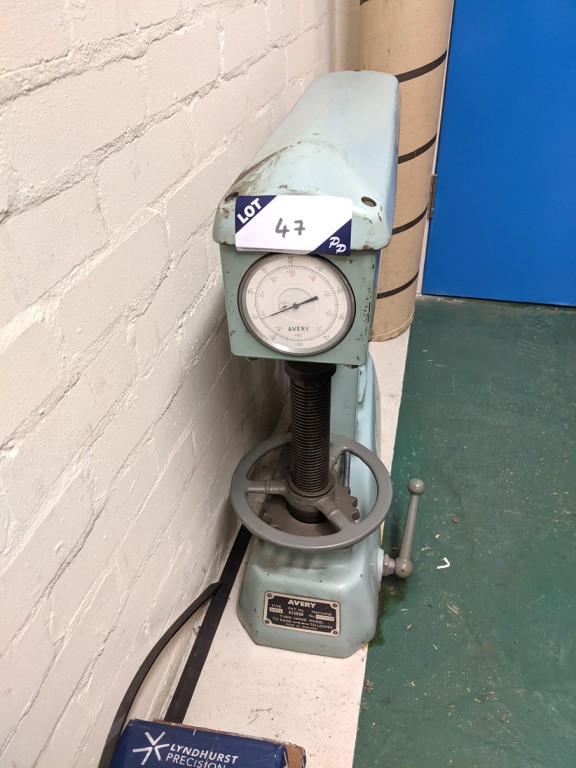Avery 6402 hardness tester