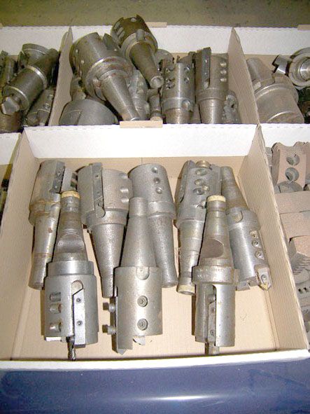 Qty various tool holders in 2 boxes - Located at P...