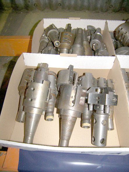 Qty various tool holders in 2 boxes - Located at P...
