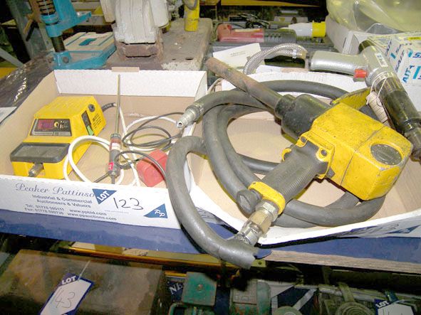 Avdel rivet gun, Atlas Copco pneumatic wrench, RS...