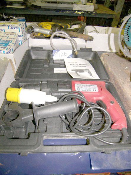 Rotary Hammer ZIC-LDS-20E 110v hammer drill in cas...