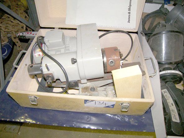 Jones & Shipman 1400 grinding attachment in wooden...