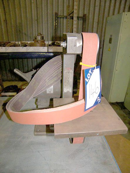 Vanco 2" wide vertical belt linisher - Located at...