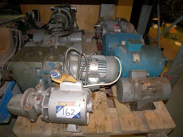 Qty Brook, Crompton etc motors to 2.8kW on pallet...