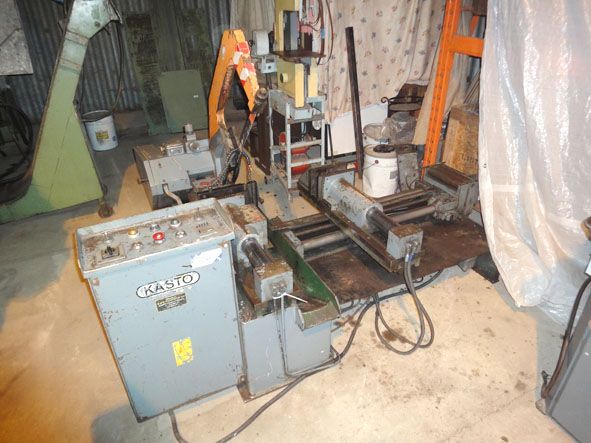 Kasto VBU240A horizontal hacksaw, 8” hydraulic cla...