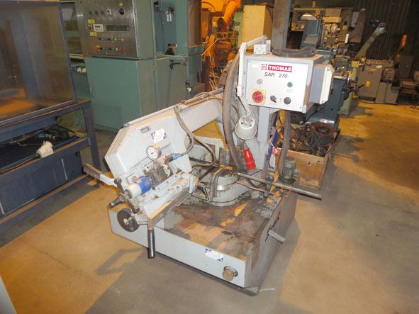 Thomas 270SAR horizontal bandsaw, 180mm clamp, s/n...
