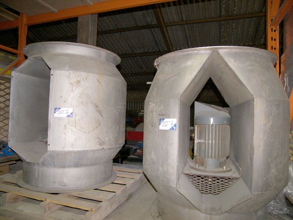 2x fan blower units - Located at PP Stores - Aunby
