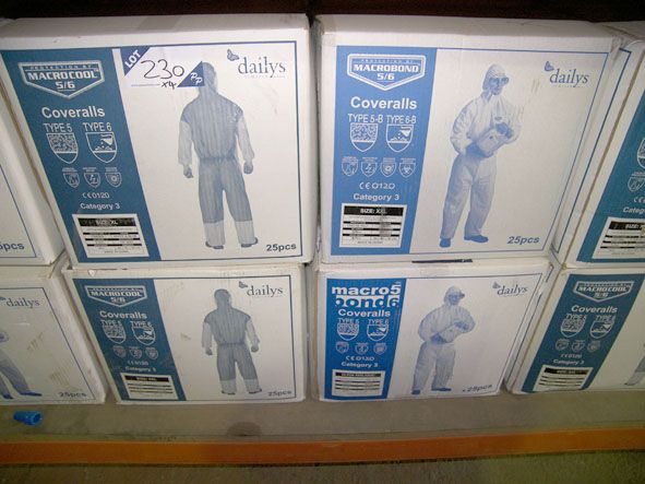 Macrocool Type 5 & 6 coveralls, 25x XL, 50x XXL &...