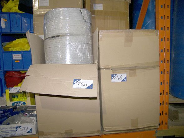 400 coils Delta Rubber 10mm x 12mm x 10m seal stri...