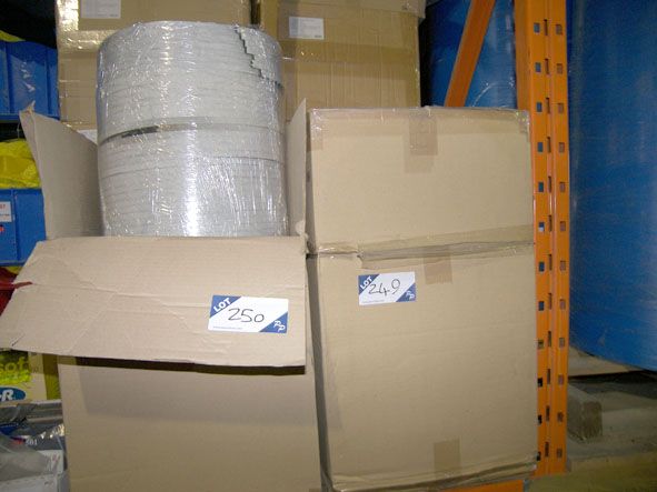 400 coils Delta Rubber 10mm x 12mm x 10m seal stri...