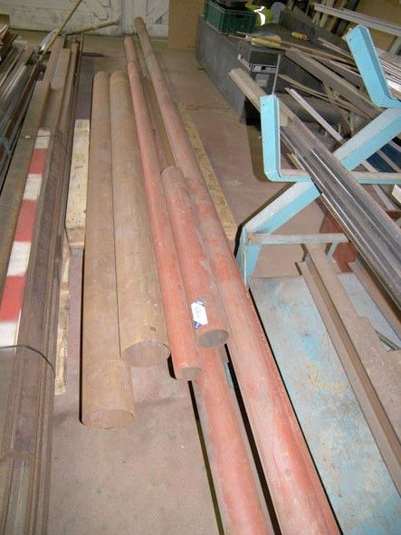 8x steel tubes to 160mm dia - Located at PP Stores...