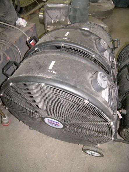 2x Sealey HVD30 industrial drum fans & similar 24"...