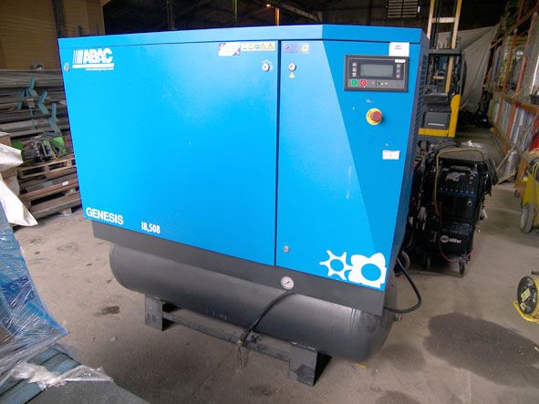 ABAC Genesis 18.5 rotary packaged compressor on ai...