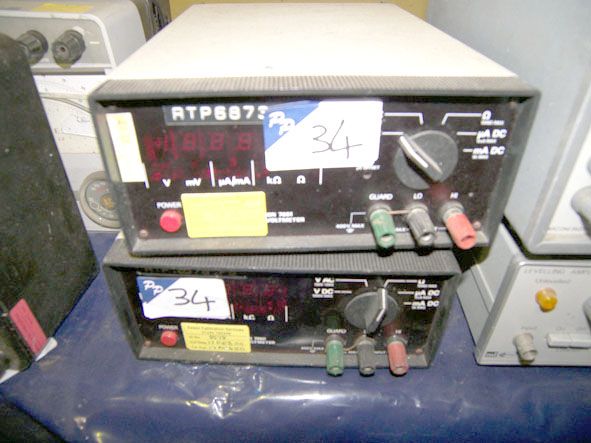 Solartron 7050 and 7051 voltmeters - Located at PP...