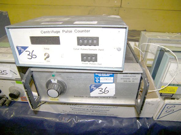 Systems AJL1 radar turning simulator, Centrifuge p...