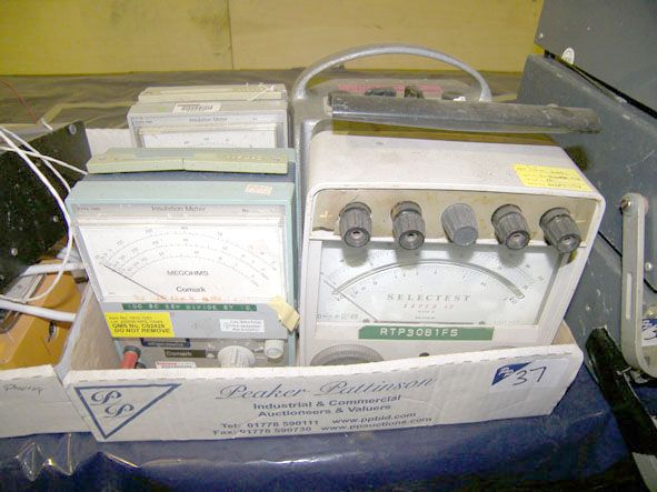 Selectest Super 50 ohm meter, 2x Comark Insulation...