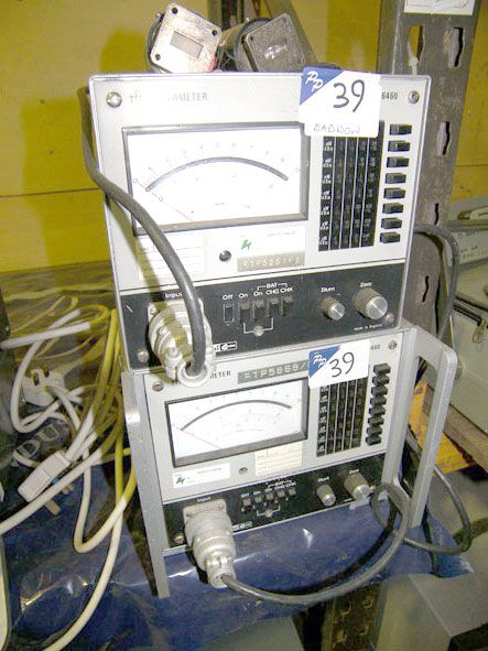 2x Marconi 6460 power meter with power heads - Loc...