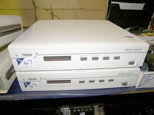 2x Folsom 9600 VIP video in peripheral - Located a...