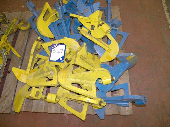 Qty Craftmer Palmex 20 ton swl lifters on pallet -...