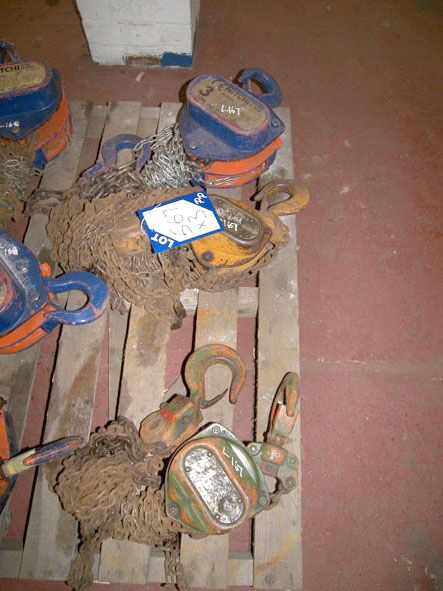 Prolift, Nitchi & Elephant 3 ton swl manual chain...