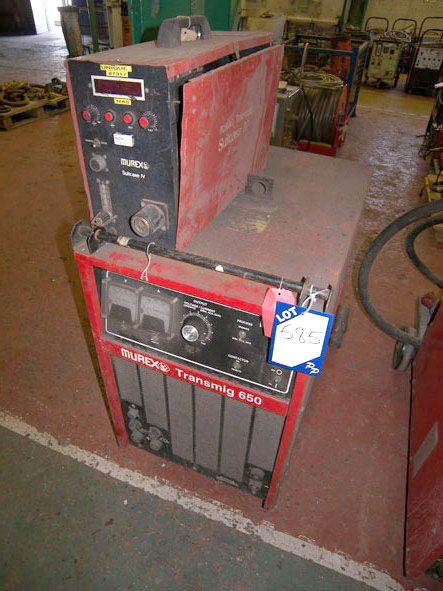 Murex Transmig 650 welder, 650A with Murex Suitcas...