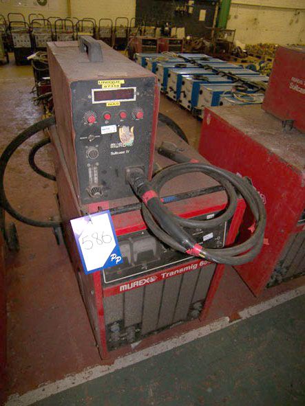 Murex Transmig 650 welder, 650A with Murex Suitcas...
