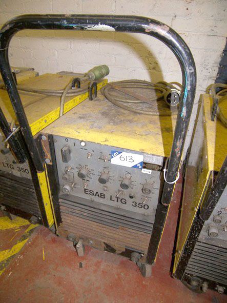 ESAB LTG350 portable welder, 350A - Located at BAE...