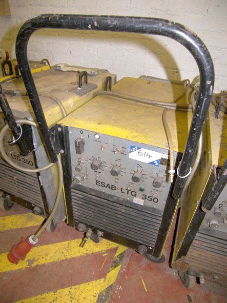 ESAB LTG350 portable welder, 350A - Located at BAE...