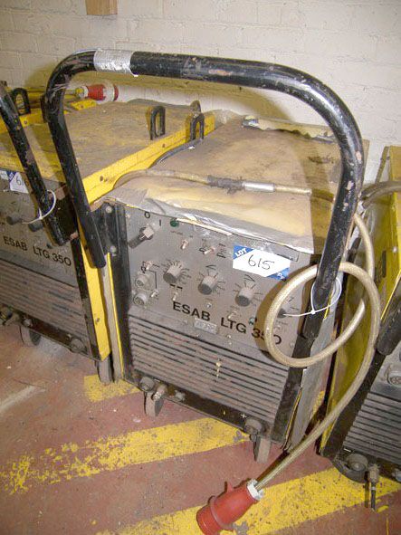 ESAB LTG350 portable welder, 350A - Located at BAE...