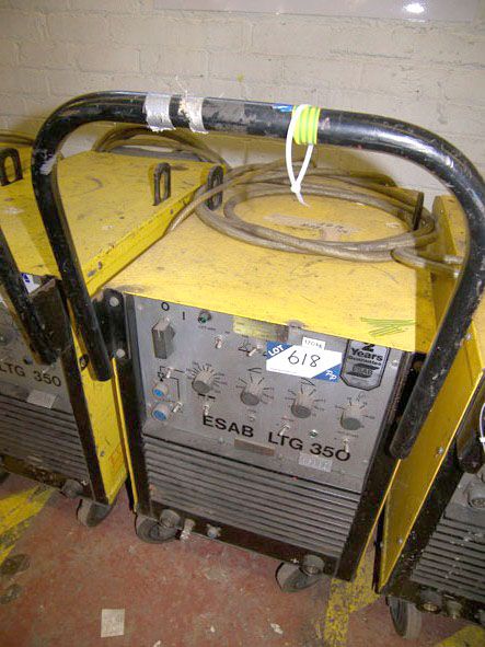 ESAB LTG350 portable welder, 350A - Located at BAE...