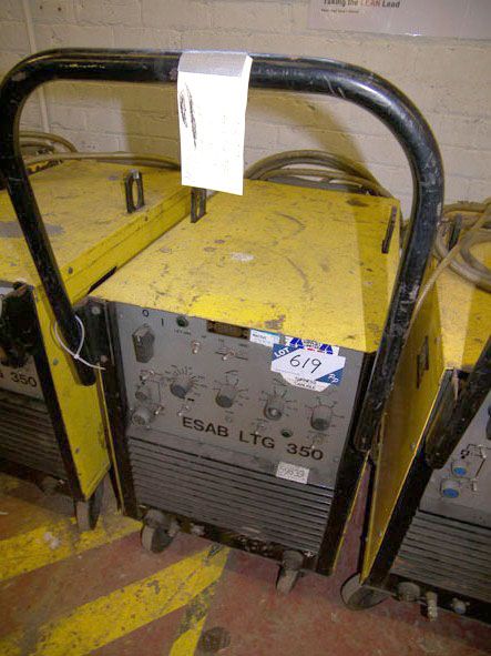 ESAB LTG350 portable welder, 350A - Located at BAE...