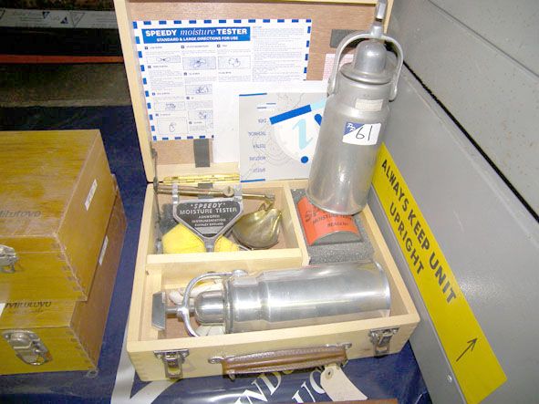 Speedy moisture tester in case - Located at PP Sto...