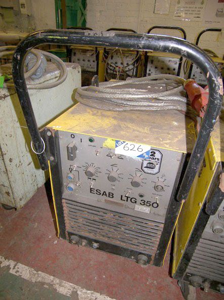 ESAB LTG350 portable welder, 350A - Located at BAE...