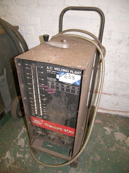 BOC Transarc 400 portable welder, 400A - Located a...