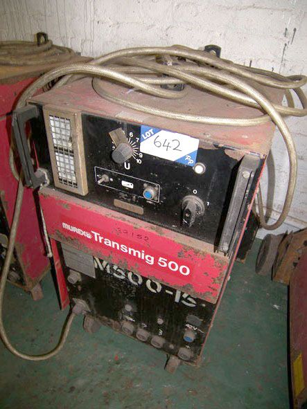 Murex Transmig 500 welder, 500A - Located at BAE S...