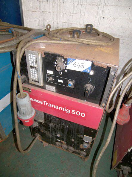 Murex Transmig 500 welder, 500A - Located at BAE S...