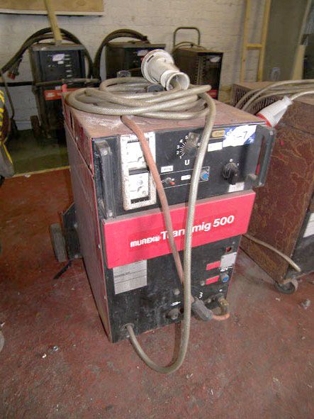 Murex Transmig 500 welder, 500A - Located at BAE S...