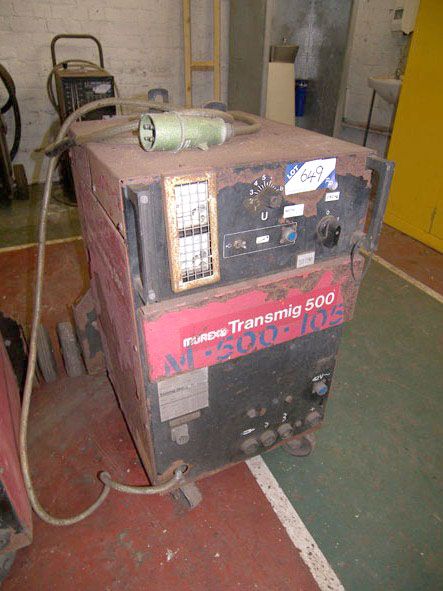 Murex Transmig 500 welder, 500A - Located at BAE S...