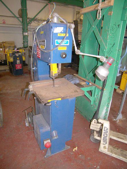 Startrite 18-S-5 vertical bandsaw, 480x480mm table...