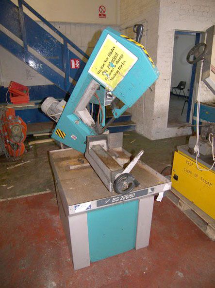 Meddings NEWBS280/60 horizontal bandsaw, 170mm man...