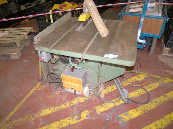 Wadkin Bursgreen table saw, 250mm dia blade, 700x7...
