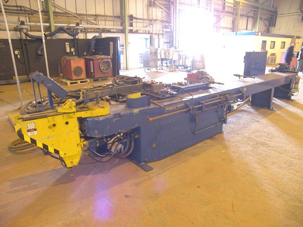 Teledyne Pines hydraulic tube bender, 5500mm max l...