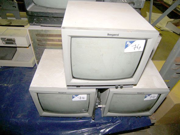 3x Ikegami 7" monitors - Located at PP Stores - Au...
