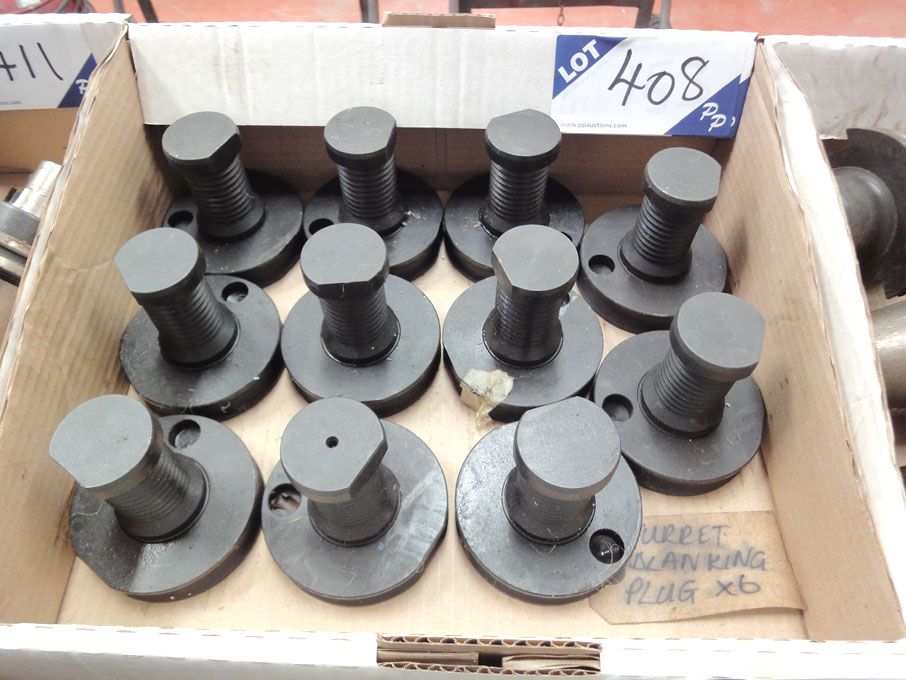 11x turret blanking plugs - Lot Located at: Kings...
