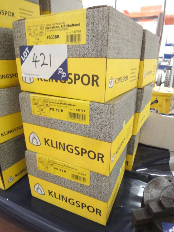 6 boxes (100 per box) Klingspor 220 Grit sanding d...