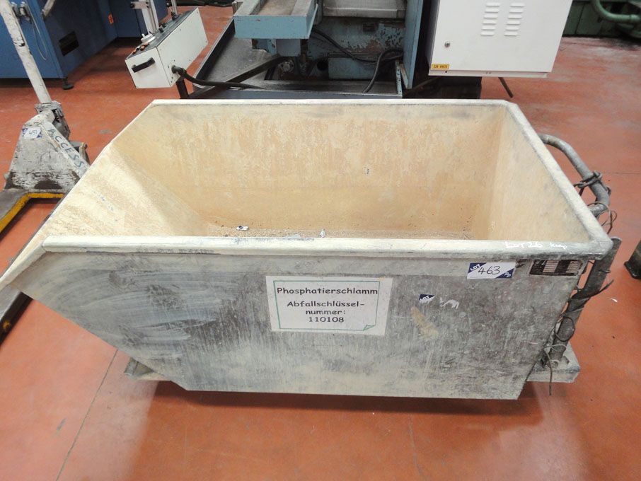 Gaerner 568.958 mobile tipping skip, 0.48m3 capaci...